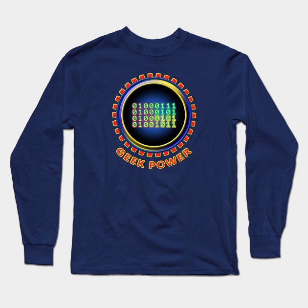 Geek Power Long Sleeve T-Shirt by Gaspar Avila